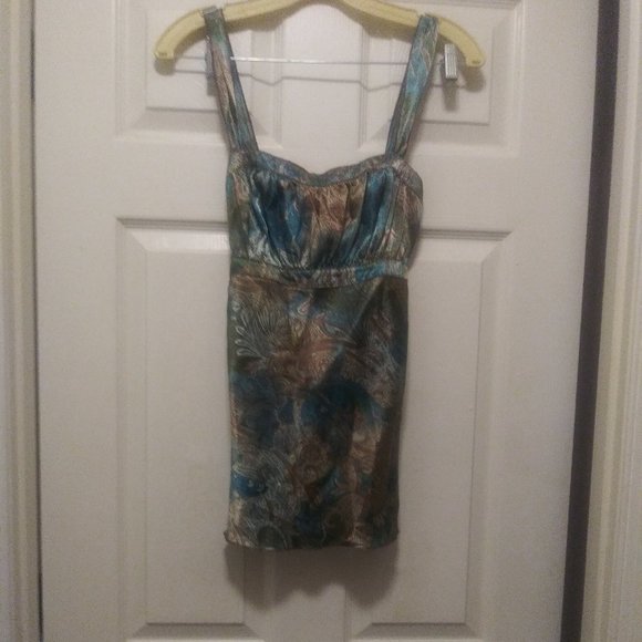 Floral Brocade Print Top - Picture 1 of 5